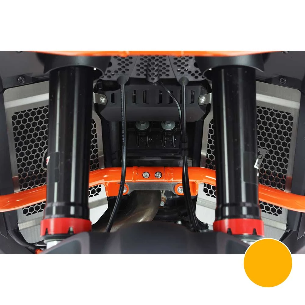 PROTECTOR RADIADOR CROSSPRO KTM 1290 SUPER ADVENTURE R / S 21-25 NARANJA -