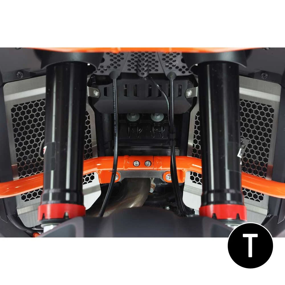 PROTECTOR RADIADOR CROSSPRO KTM 1290 SUPER ADVENTURE R / S 21-25 NEGRO T -