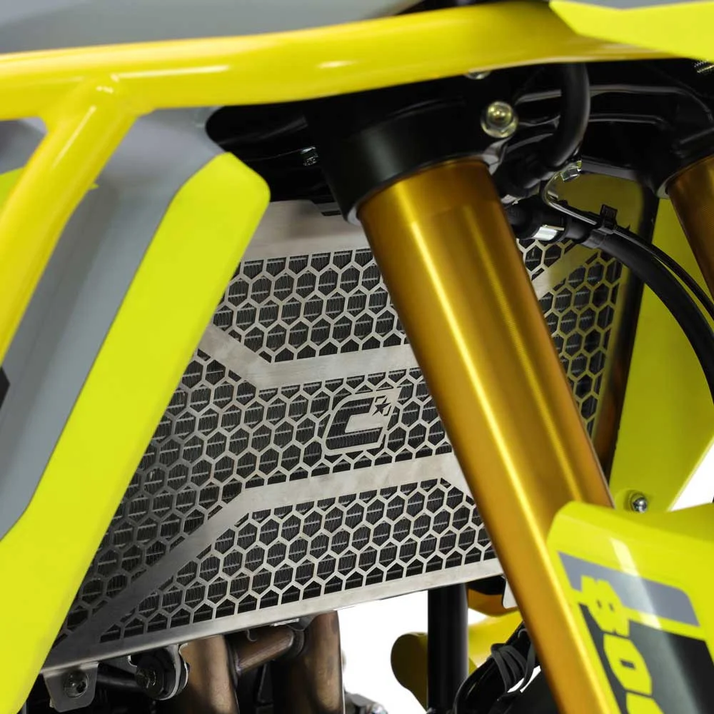 PROTECTOR RADIADOR CROSSPRO SUZUKI DE 800 V-STROM 23-24 PLATA -