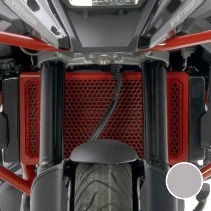 PROTECTOR RADIADOR CROSSPRO SUZUKI DL1050 V-STROM 20-24 PLATA -