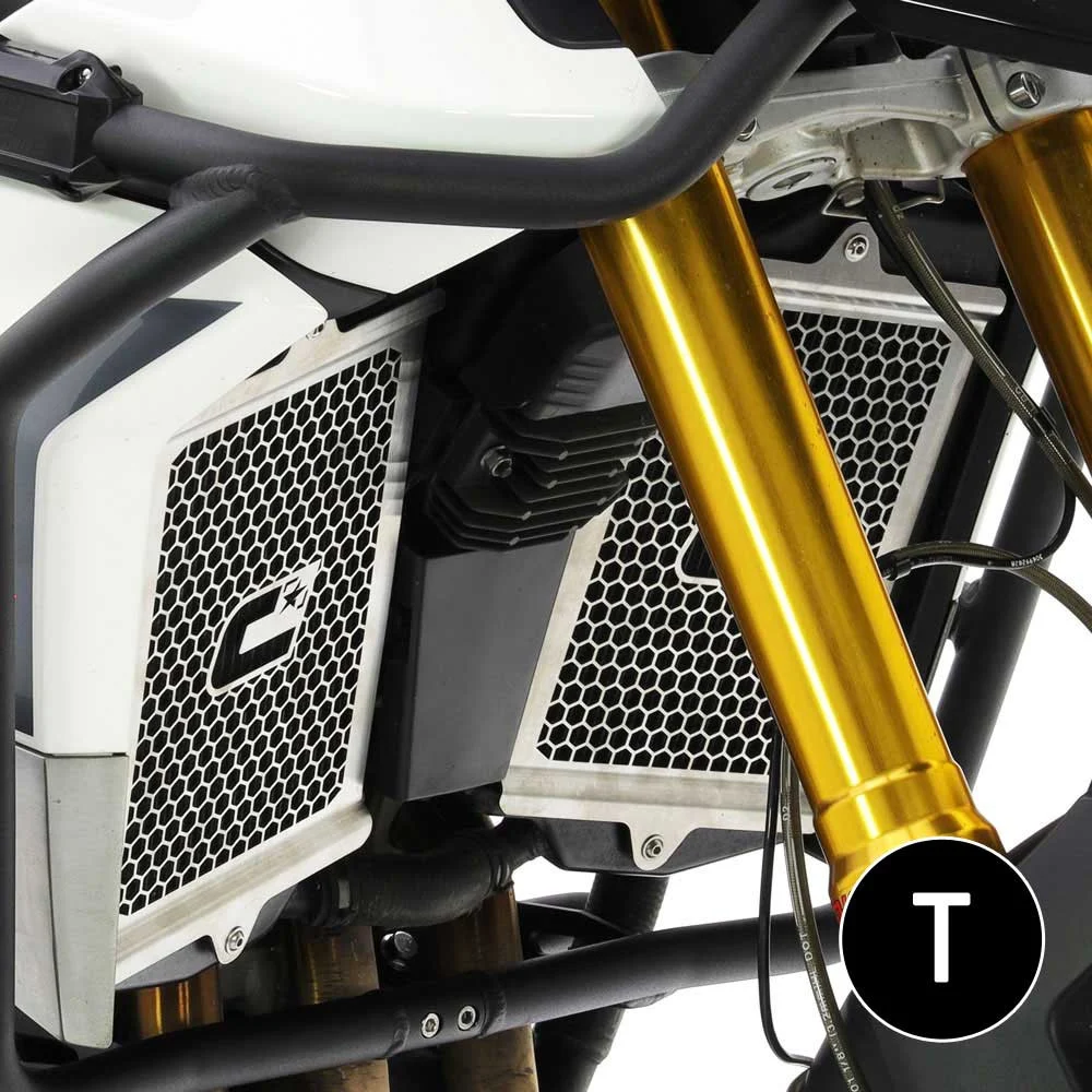 PROTECTOR RADIADOR CROSSPRO TRIUMPH TIGER 900 GT / GT LOW / GT PRO / RALLY / RALLY PRO 21-22 NEGRO T -