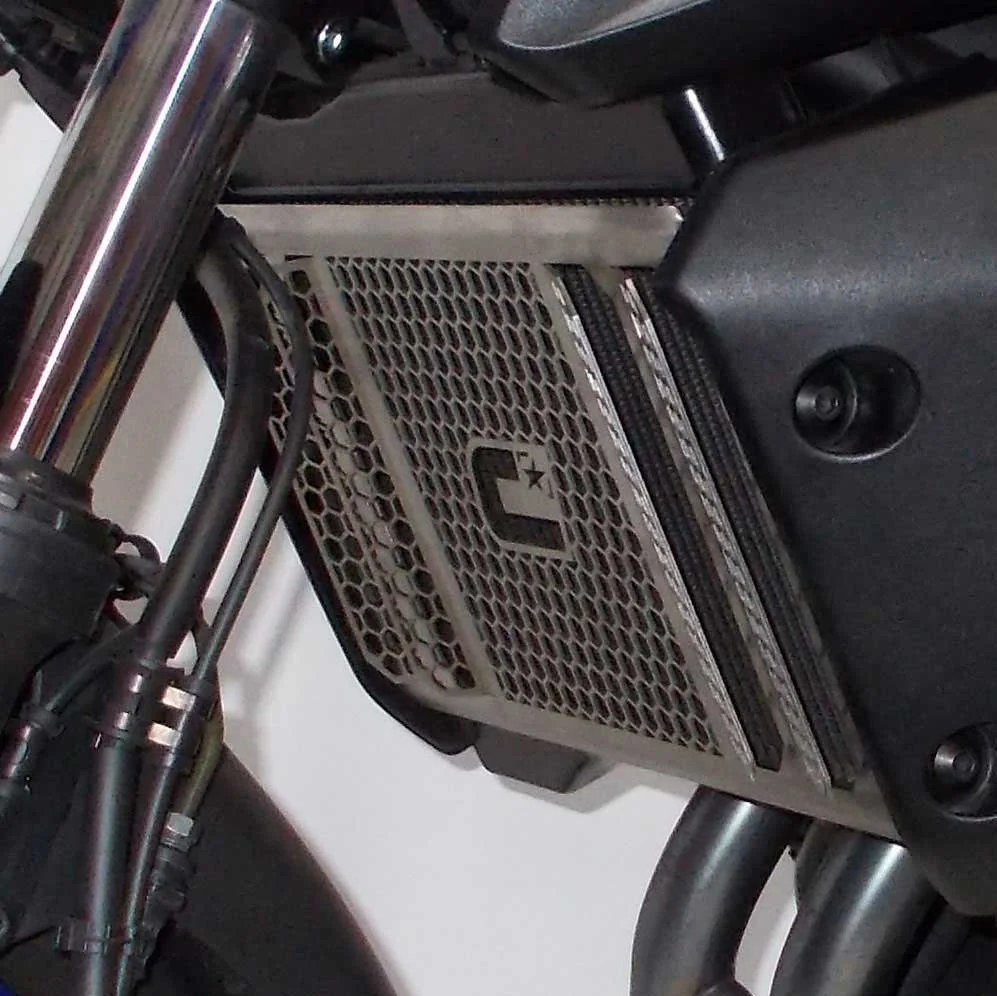 PROTECTOR RADIADOR CROSSPRO YAMAHA MT-07 18-20 PLATA -