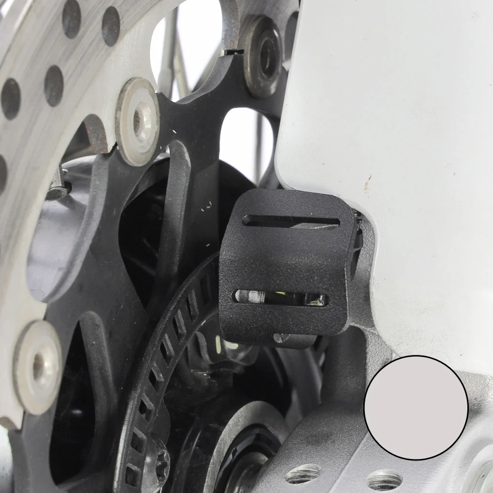 PROTECTOR SENSOR ABS DELANTERO CROSSPRO DUCATI DESERTX 22-24 PLATA - Plásticos y Protecciones