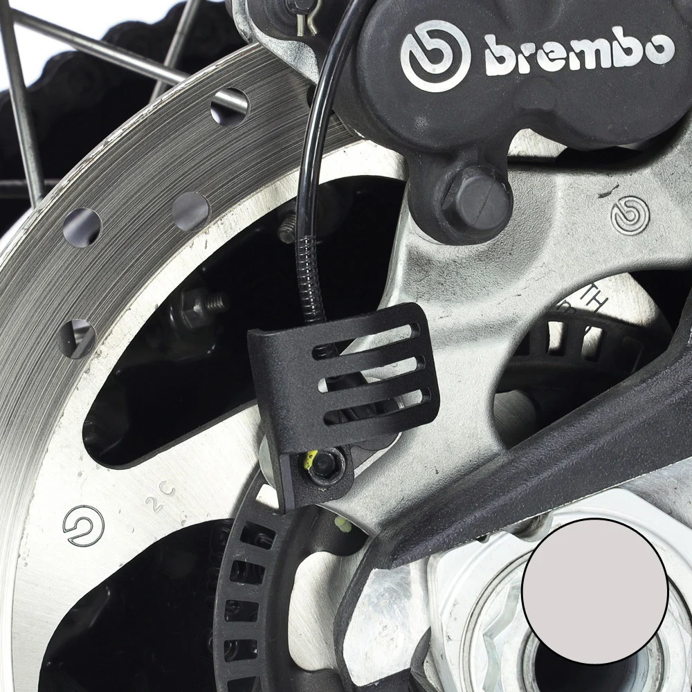 PROTECTOR SENSOR ABS TRASERO CROSSPRO DUCATI DESERTX 22-24 PLATA - Plásticos y Protecciones