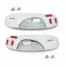 RECAMBIO SIDI DESLIZADERA ALUMINIO VORTICE / MAG1 BLANCO / ROJO (86) - Recambios Calzado