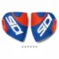 RECAMBIO SIDI FRONTAL CAÑA CROSSFIRE 3 AZUL / ROJO FLUOR / BLANCO (153) - Recambios Calzado
