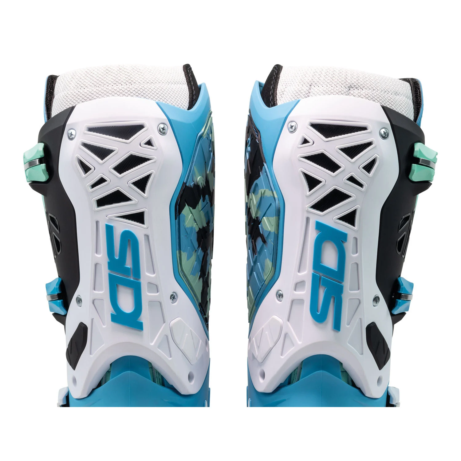 RECAMBIO SIDI PANEL POSTERIOR CROSSAIR-X BLANCO / BLANCO / AZUL CYAN (396) -