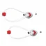 RECAMBIO SIDI TENSOR EMPEINE TECNO BLANCO / ROJO (85) - Recambios Calzado