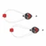 RECAMBIO SIDI TENSOR EMPEINE TECNO NEGRO / ROJO (85) - Recambios Calzado