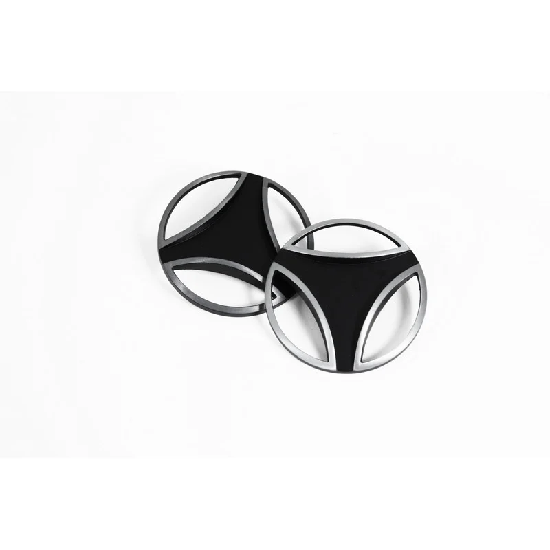 RECAMBIO MOMO TORNILLOS LATERALES LOGO FGTR EVO NEGRO / GRIS -
