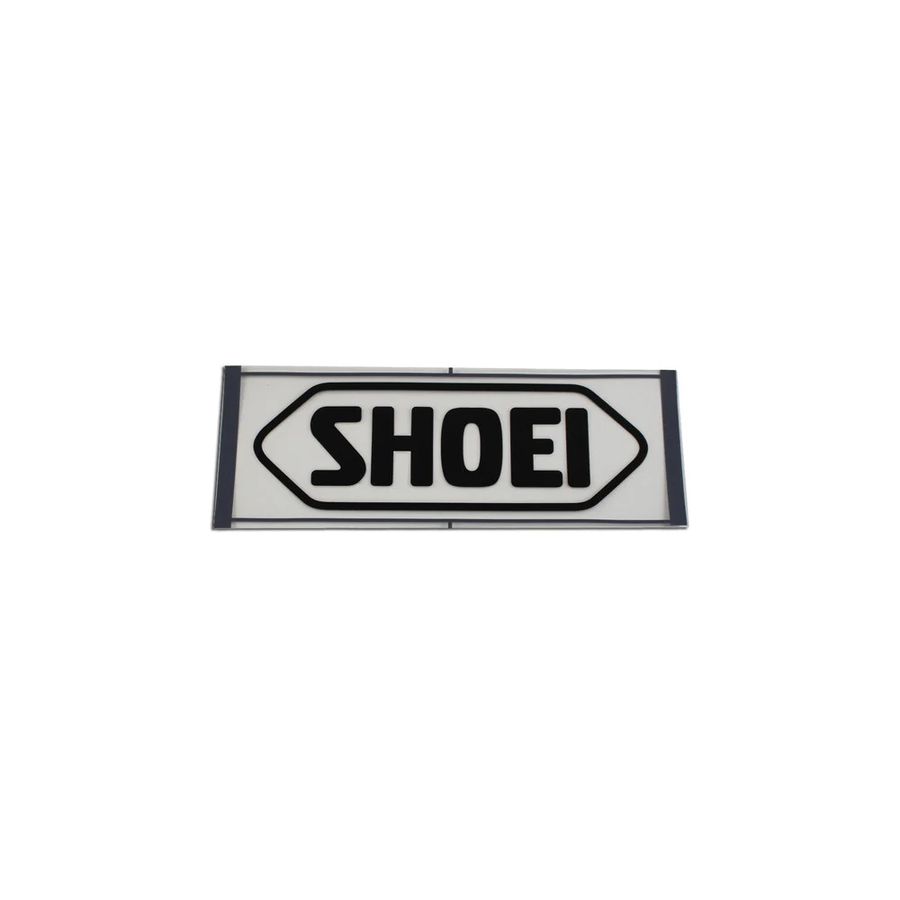 RECAMBIO SHOEI LOGO FRONTAL 82MM RJ PLATINUM-R / S-20 NEGRO -
