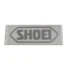 RECAMBIO SHOEI LOGO FRONTAL 95MM GRIS PLATA - Cascos