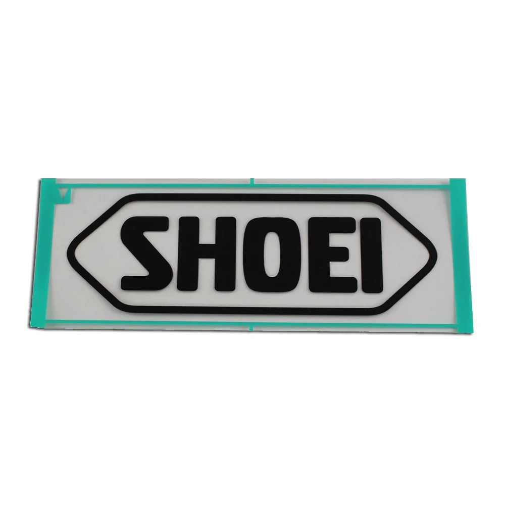 RECAMBIO SHOEI LOGO FRONTAL 95MM NEGRO MATE -