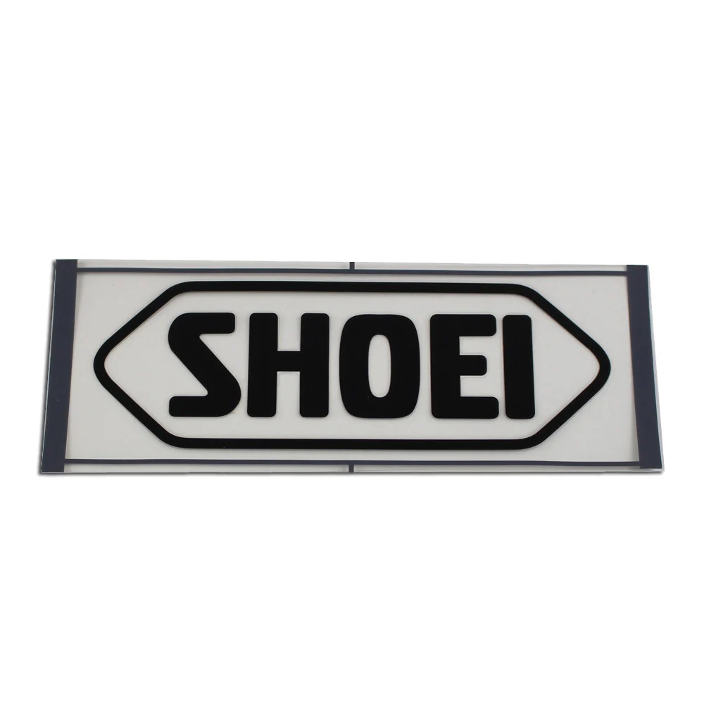 RECAMBIO SHOEI LOGO FRONTAL 95MM NEGRO -