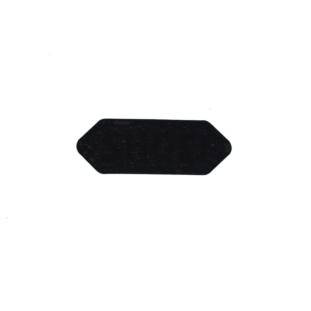 RECAMBIO SHOEI LOGO FRONTAL PEQUEÑO NEGRO -