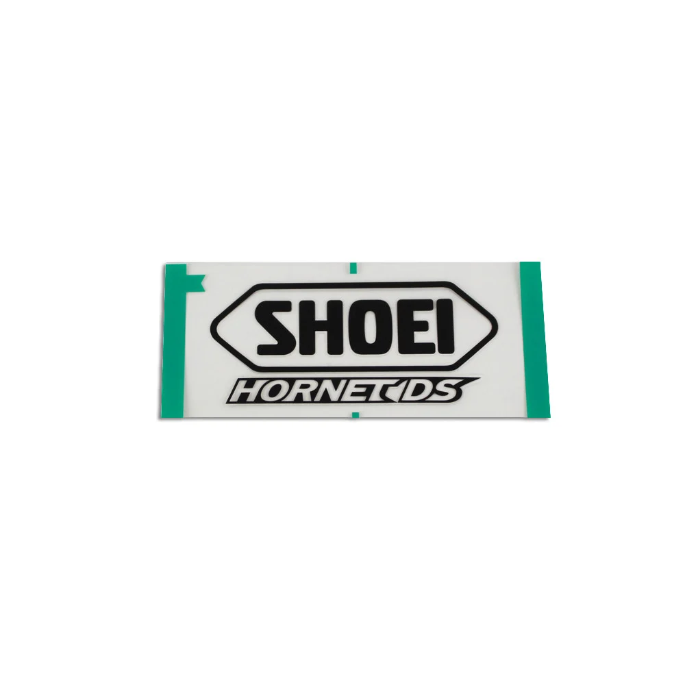 RECAMBIO SHOEI LOGO POSTERIOR HORNET DS NEGRO MATE -