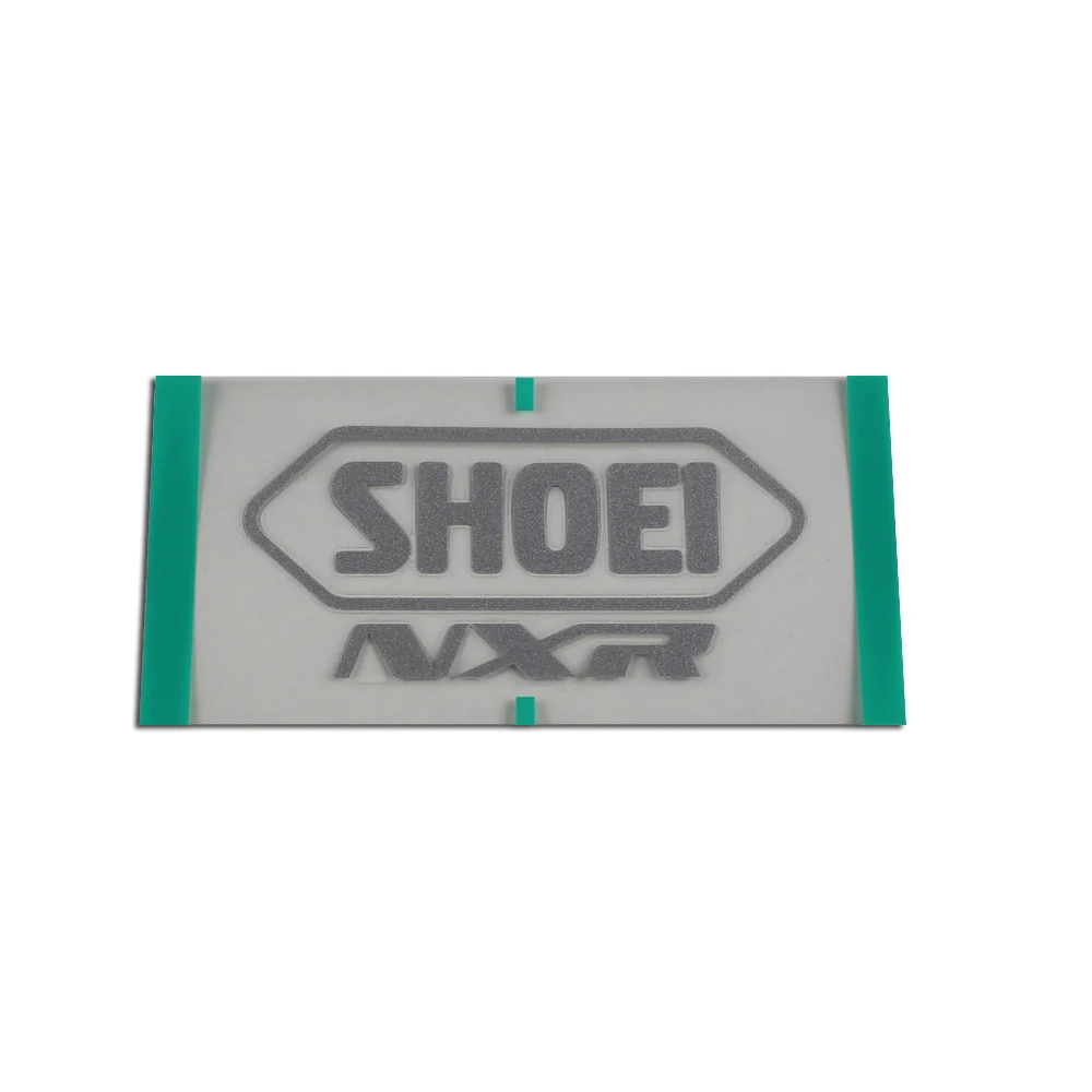 RECAMBIO SHOEI LOGO POSTERIOR NXR GRIS MATE -
