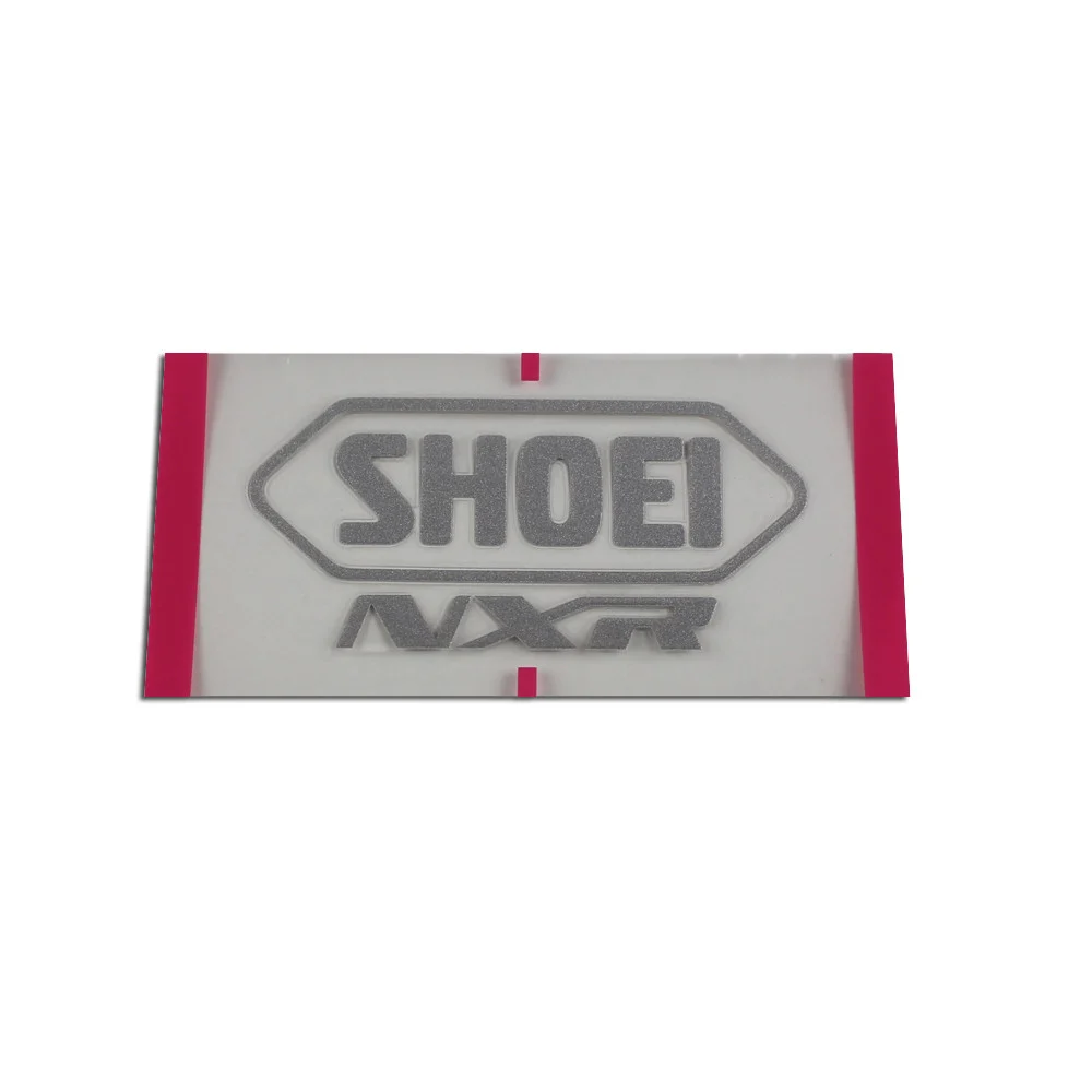 RECAMBIO SHOEI LOGO POSTERIOR NXR GRIS PLATA -