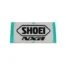 RECAMBIO SHOEI LOGO POSTERIOR NXR NEGRO MATE - Equipación del Piloto