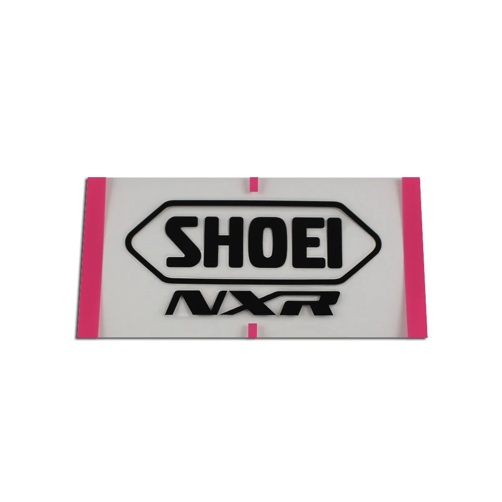 RECAMBIO SHOEI LOGO POSTERIOR NXR NEGRO -