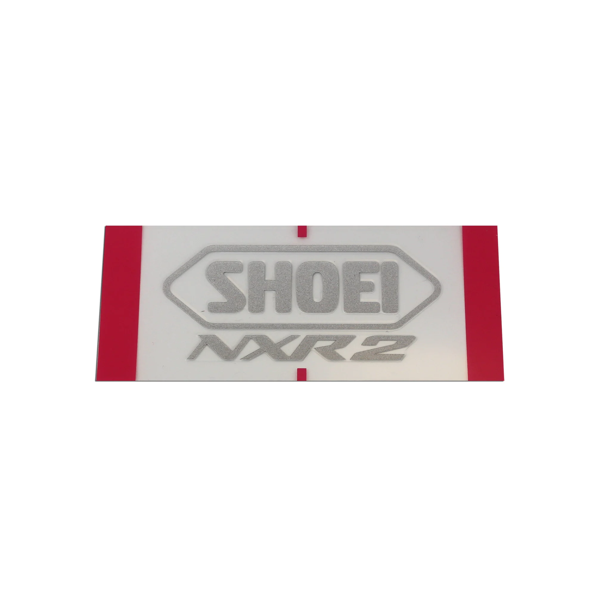 RECAMBIO SHOEI LOGO POSTERIOR NXR 2 GRIS PLATA -