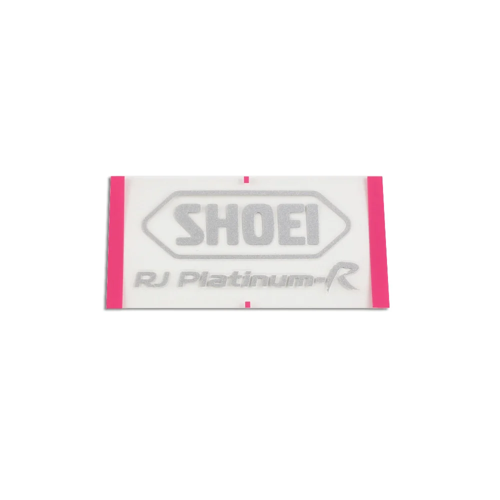 RECAMBIO SHOEI LOGO POSTERIOR RJ PLATINUM-R GRIS PLATA -