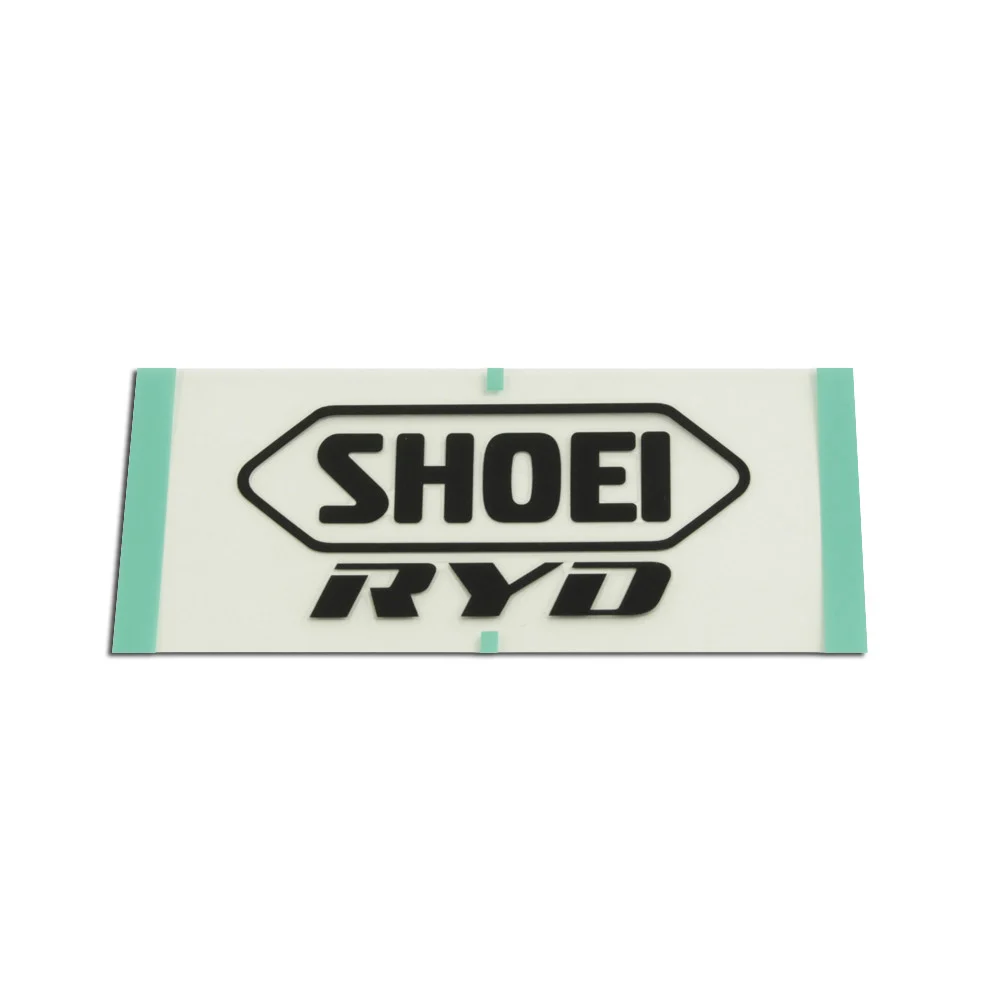 RECAMBIO SHOEI LOGO POSTERIOR RYD NEGRO MATE -