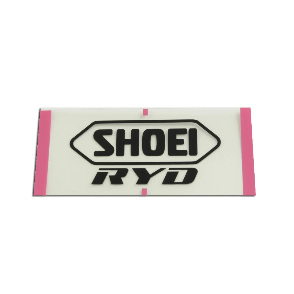 RECAMBIO SHOEI LOGO POSTERIOR RYD NEGRO -