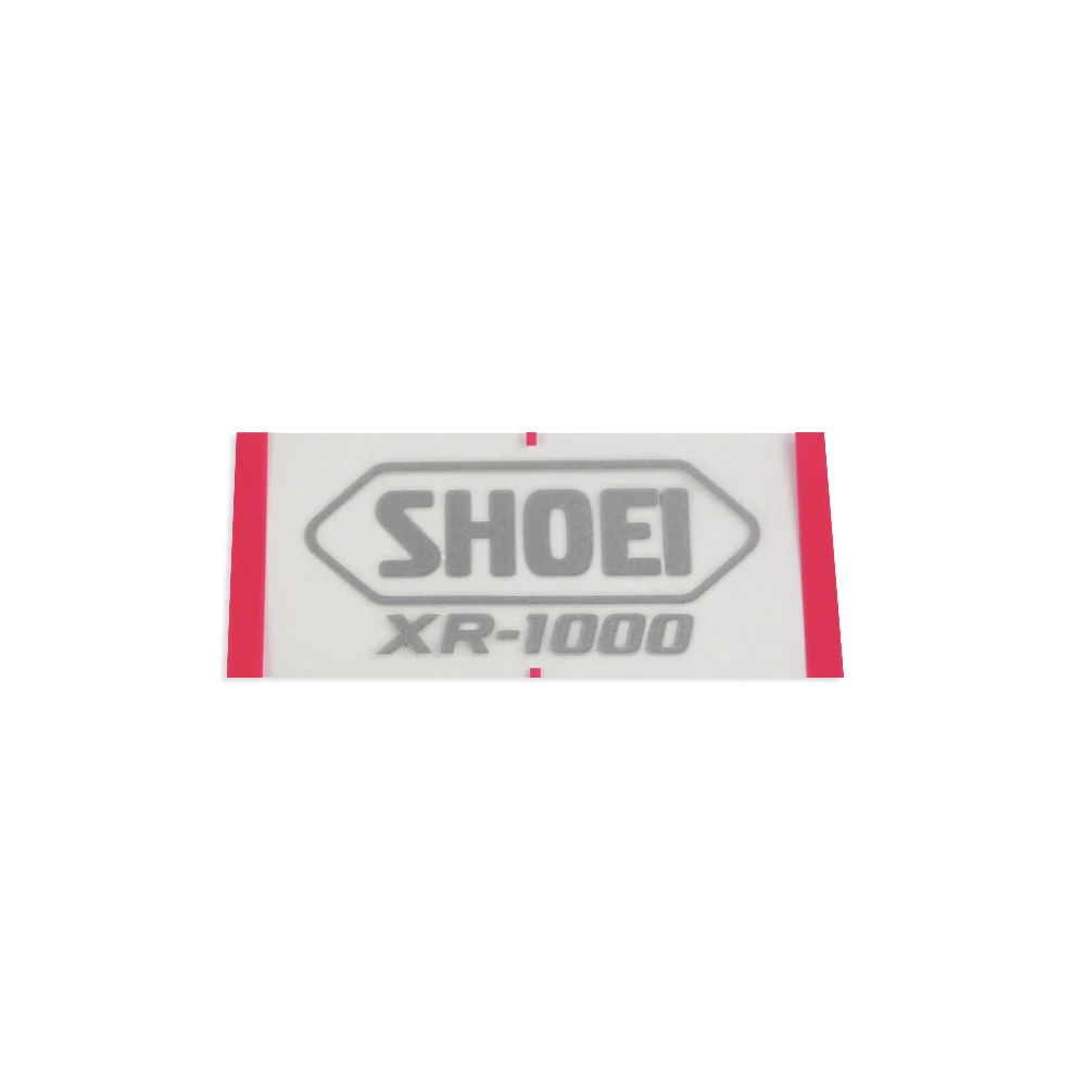 RECAMBIO SHOEI LOGO POSTERIOR XR-1000 GRIS PLATA -