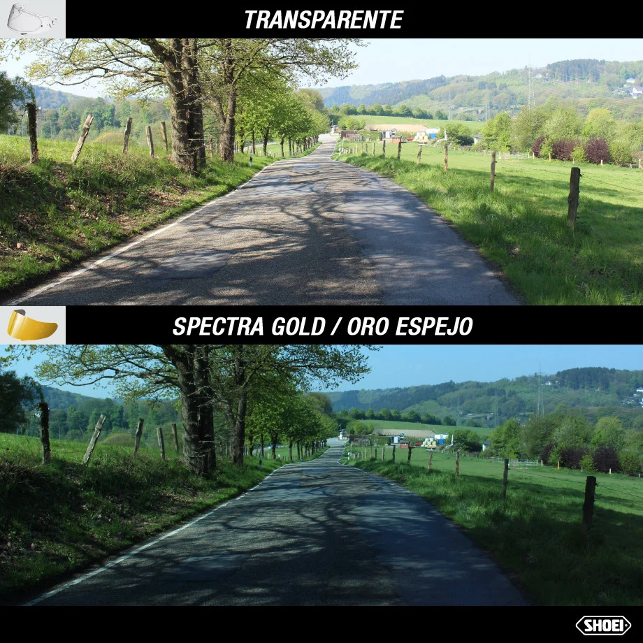 RECAMBIO SHOEI PANTALLA CJ-4 ORO ESPEJO RECAMBIO SHOEI PANTALLA CJ-4 ORO ESPEJO - Imagen 2