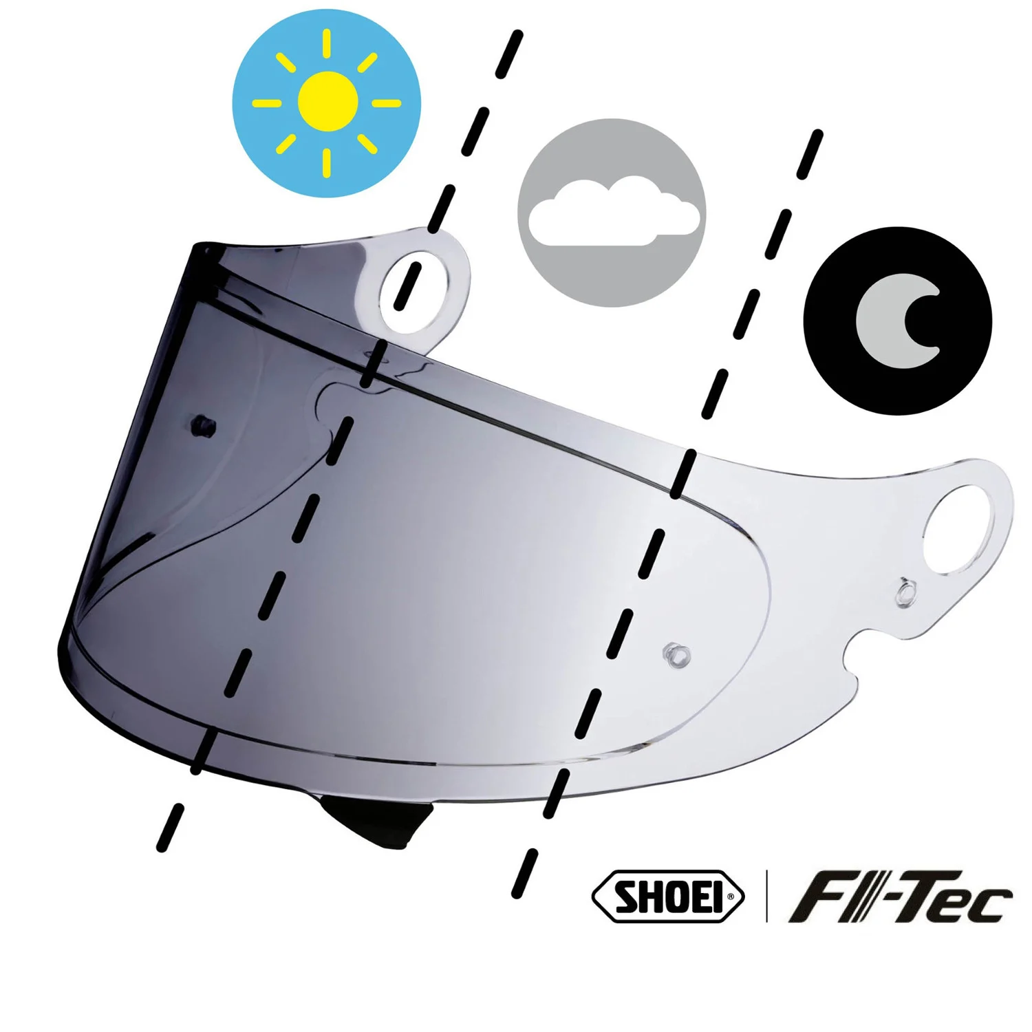 RECAMBIO SHOEI PANTALLA CPB-1V FI-TEC FOTOCROMÁTICA -