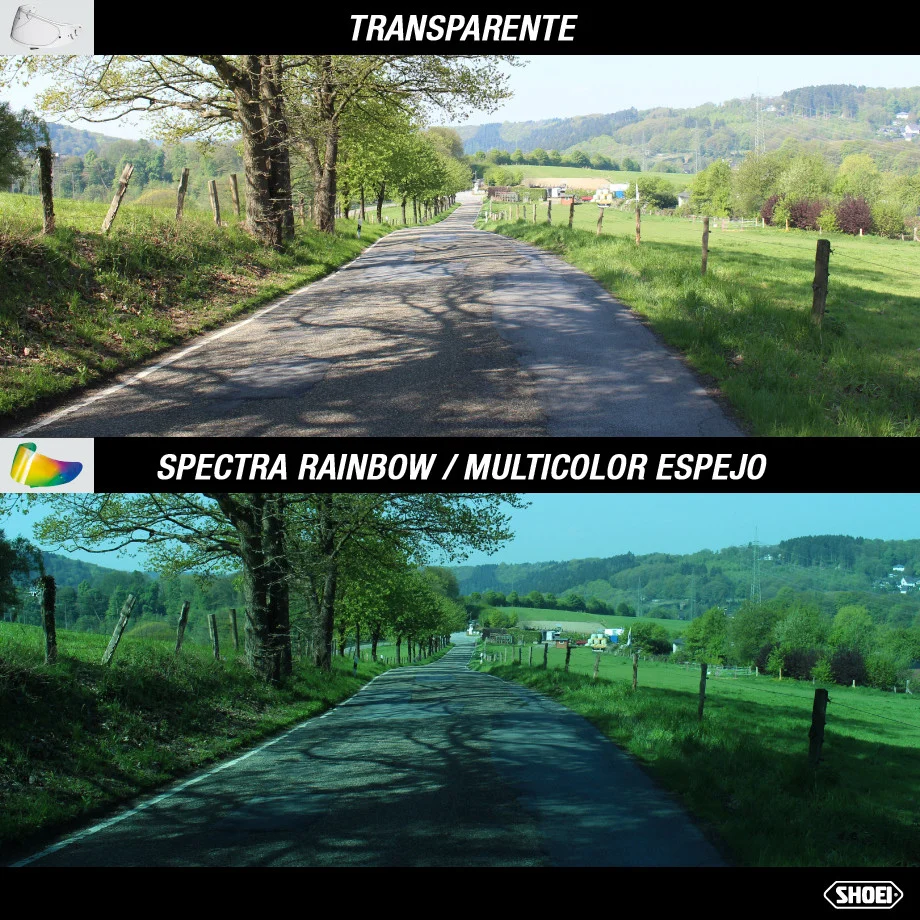 RECAMBIO SHOEI PANTALLA CWR-F2 RAINBOW ESPEJO RECAMBIO SHOEI PANTALLA CWR-F2 RAINBOW ESPEJO - Imagen 2