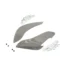 RECAMBIO SHOEI VENTILACIÓN POSTERIOR HORNET ADV 06 GRIS CHALK - Recambios Casco