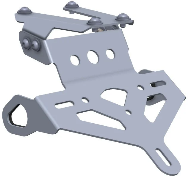 SOPORTE DE MATRICULA CROSSPRO YAMAHA TENERE 700 20-26 / RALLY 21-26 / WORLD RAID 22-26 NEGRO T -