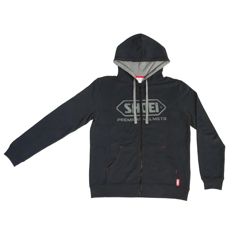 SUDADERA SHOEI CON CAPUCHA NEGRA -