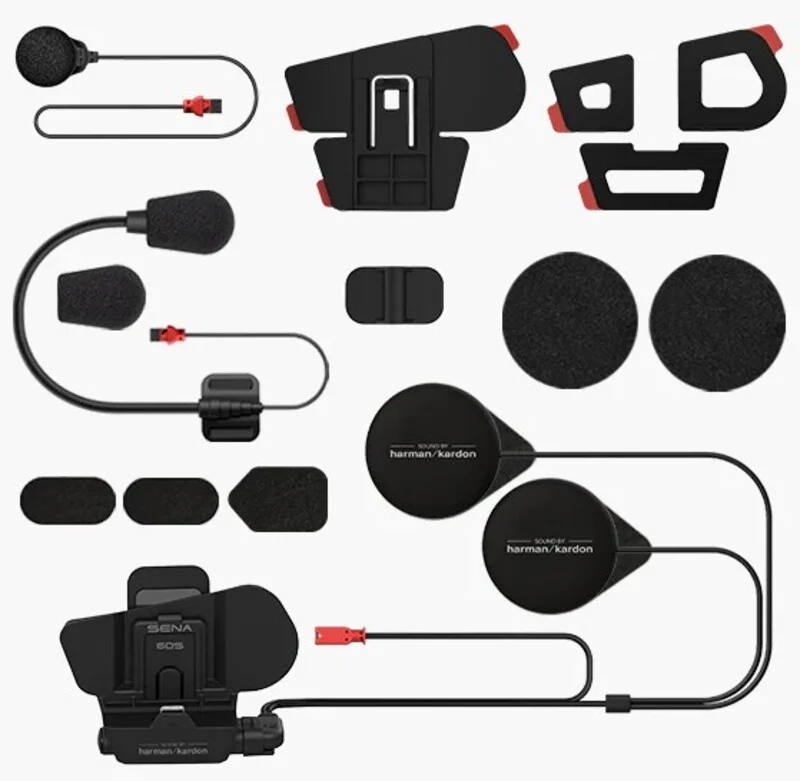 Kit de fijación + kit micrófono universal SENA para casco 60S -